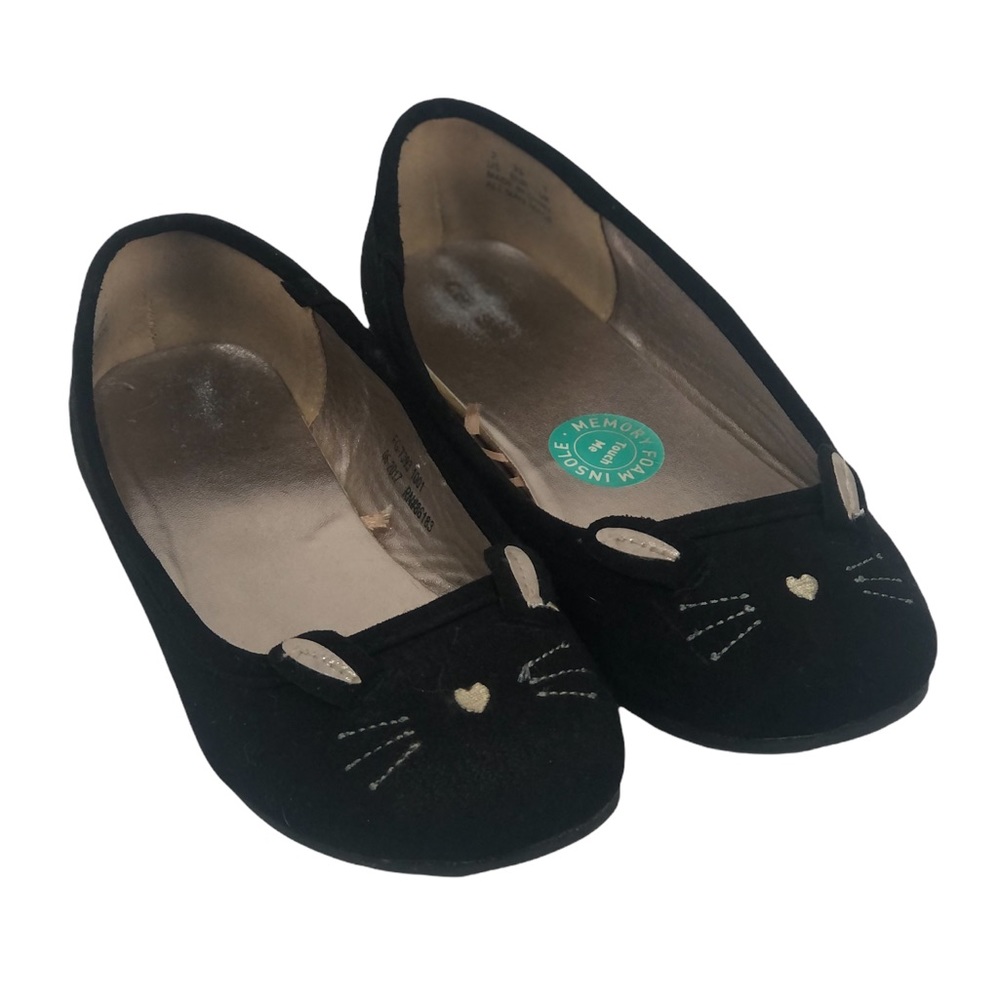 Black Kitty Cat Flats size 2